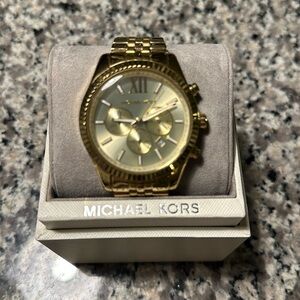 Michael Kors Gold-Tone Lexington Watch